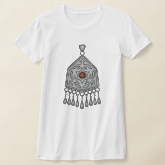 T-shirt Onirzhyek décoration kazakhe