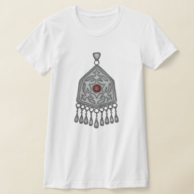 T-shirt Onirzhyek décoration kazakhe (Poser)