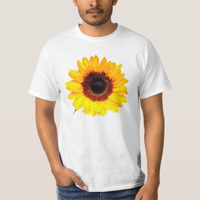 T-shirt Only a Sunflower Blossom + your text & ideas (Devant)
