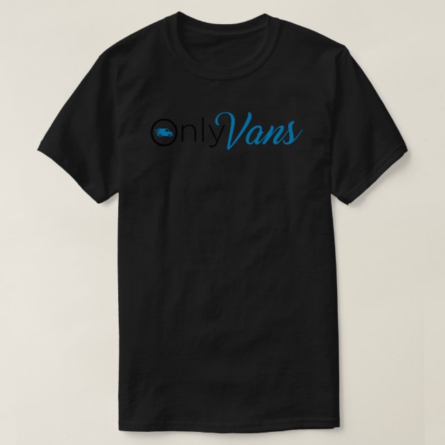 T-shirt Only Vans Sticker.png (Design devant)