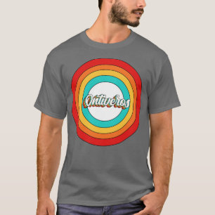 T-shirt Ontiveros Nom Chemise Vintage Ontiveros Cercle