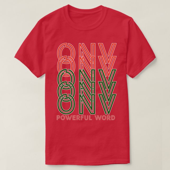 T-shirt Onv Le Mot Puissant (Design devant)
