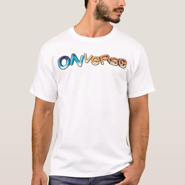 T-shirt Onverse a adapté la pièce en t de logo (Devant)