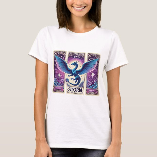 T-shirt Onyx storm new book｜Iron flame png｜Fourth wing des (Devant)