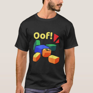 T-shirt Oof Funny Blox Noob Gamer Cadeaux Pour Les Joueurs