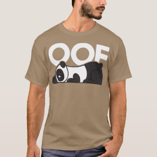 T-shirt "Oof Noob Gaming Meme Panda Hummor Funny Animal Ga