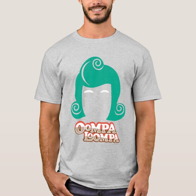 T-shirt Oompa Loompa Graphique de cheveux (Devant)