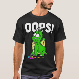 T-shirt OOPS Dragon Just Ate a Unicorn Adult Ado Youth K