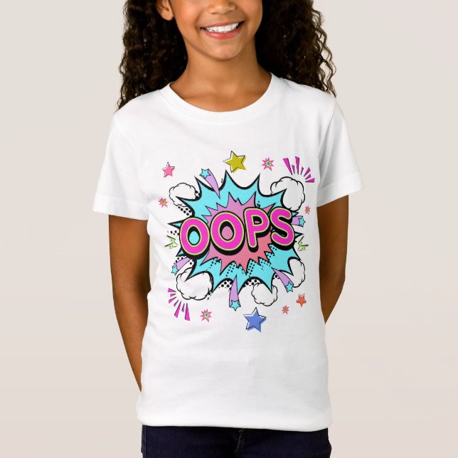 T-Shirt Oops Pop Art Explosion (Devant)