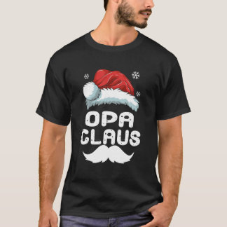 T-shirt Opa Claus Correspondant Famille Pyjamas de Noël Xm