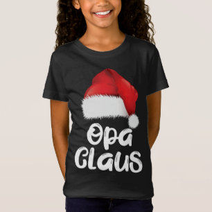 T-Shirt Opa Claus Famille de Noël Correspondant Santa Hat