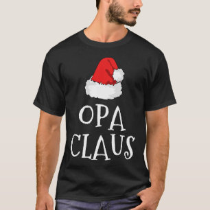 T-shirt Opa Claus Groupe de Famille Casquette de Noël Corr