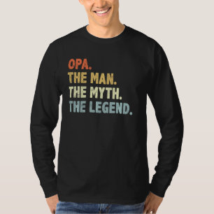 T-shirt Opa Le Mythe de l'Homme Légende Fatheru2019s Day P