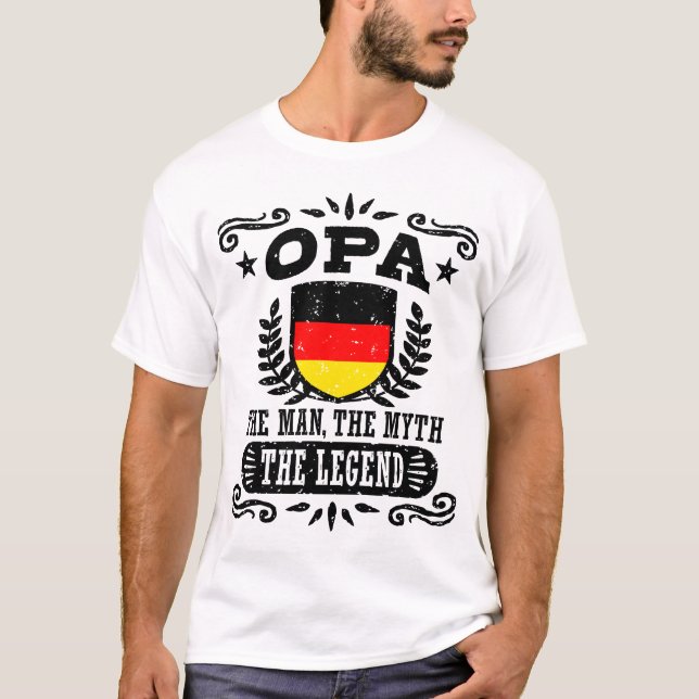 T-shirt Opa L'Homme Le Mythe La Légende (Devant)