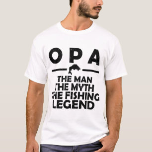 T-SHIRT OPA L'HOMME LE MYTHE LA LÉGENDE DE PÊCHE