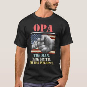 T-shirt Opa L'Homme Le Mythe La Mauvaise Influence América