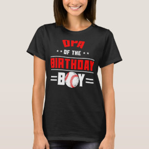 T-shirt Opa Of Anniversaire Boy Baseball Thème Famille Ann