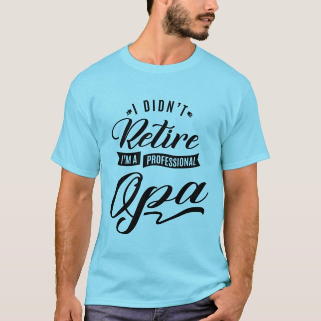 T-shirt Opa professionnel (Devant)