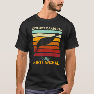 T-shirt Opabinia éteinte est mon animal spirituel préhisto