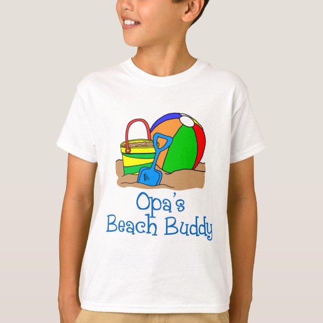 T-shirt Opa's Beach Buddy (Devant)