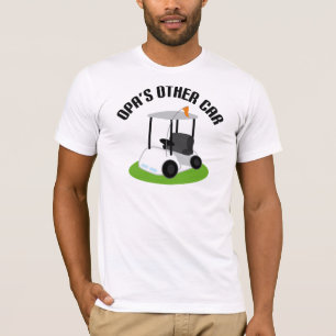 T-shirt Opas l'autre voiture (chariot de golf)