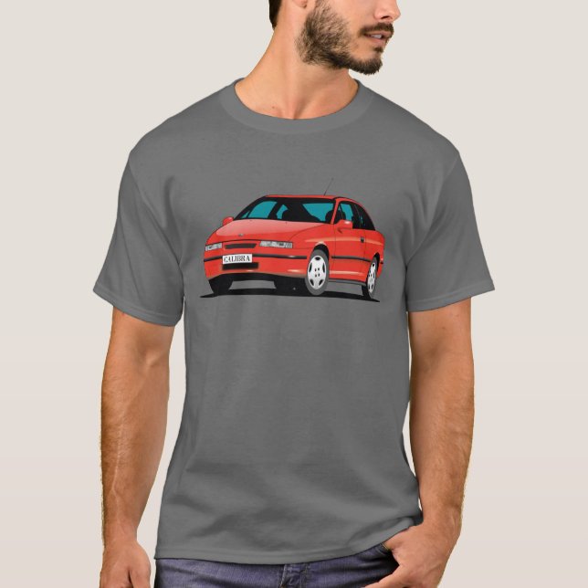 T-shirt Opel Calibra rouge (Devant)