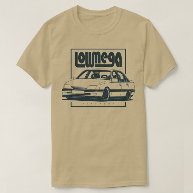 T-shirt Opel Lowmega Omega (Design devant)