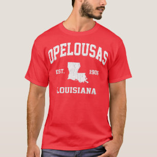 T-shirt Opelousas Louisiana LA vintage State Style sportif
