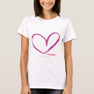 T-shirt Open Heart Purple