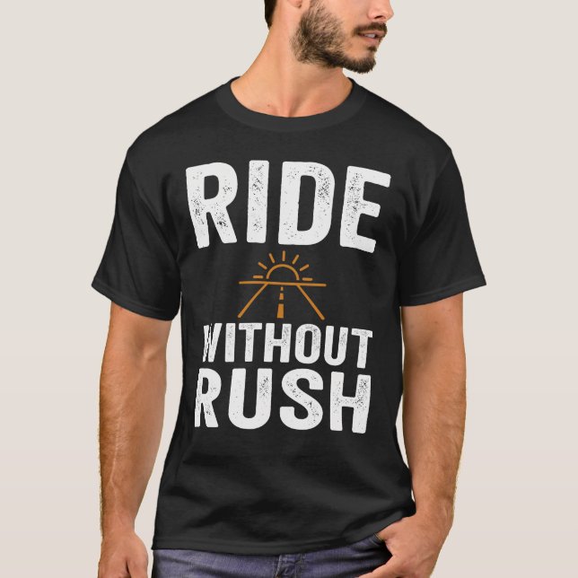 T-Shirt Open Road Ride sans précipitation (Devant)