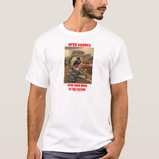 T-shirt Open Source Ouvrez Votre Esprit Vers L'Avenir (Duc