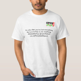 T-shirt openbeta4, il est seulement après que vous avez