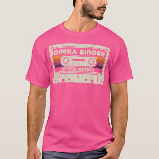 T-shirt Opera Chanteur Titre du poste Carrière Vintage