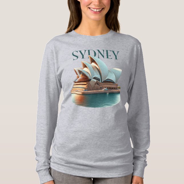 T-shirt Opéra de Sydney Australie (Devant)