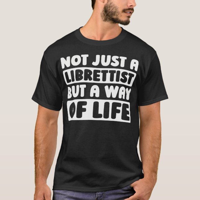 T-shirt Opéra Écriture Scénariste Théâtre Musical - Libre (Devant)