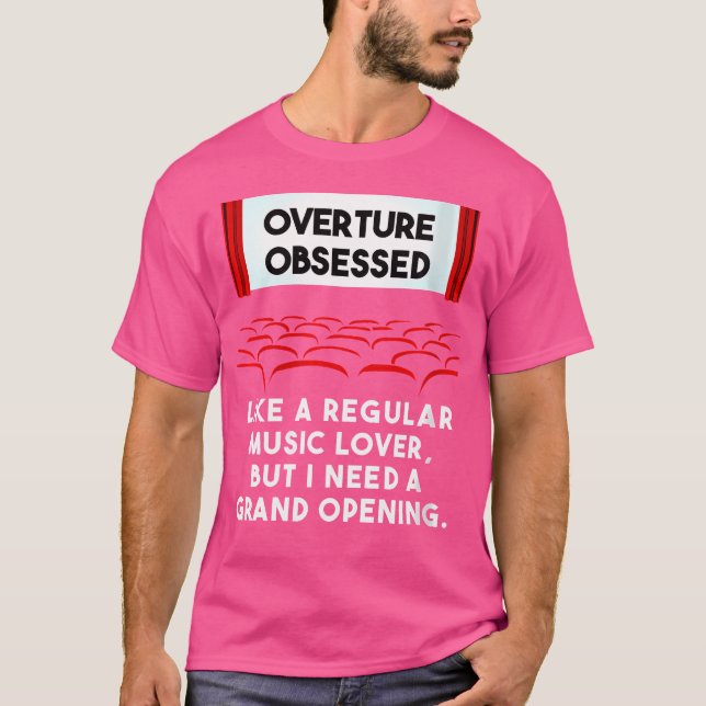 T-shirt Opéra Femme Dit Ouverture Obsédée Pour L'Opéra Fa (Devant)