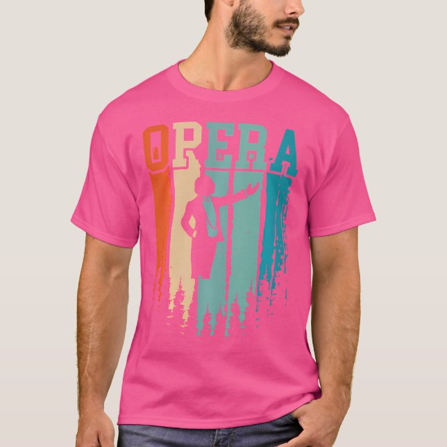 T-shirt Opera Retro Vintage (Devant)