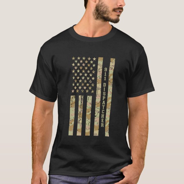 T-shirt Opérateur 911 premier intervenant services d'urgen (Devant)