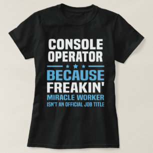 T-shirt Opérateur Console