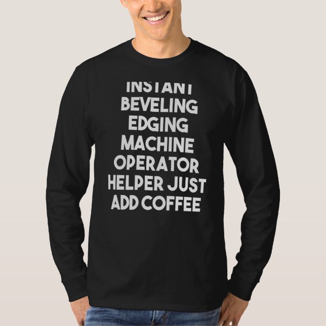T-shirt Opérateur d'aide de l'opérateur de machine de bise (Devant)