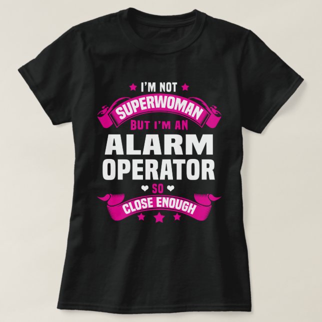T-shirt Opérateur d'alarme (Design devant)