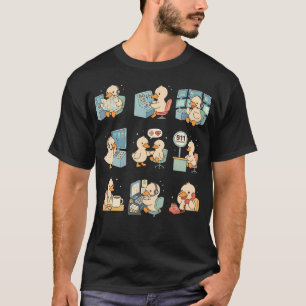 T-shirt Opérateur d'appel d'urgence du répartiteur 911 de