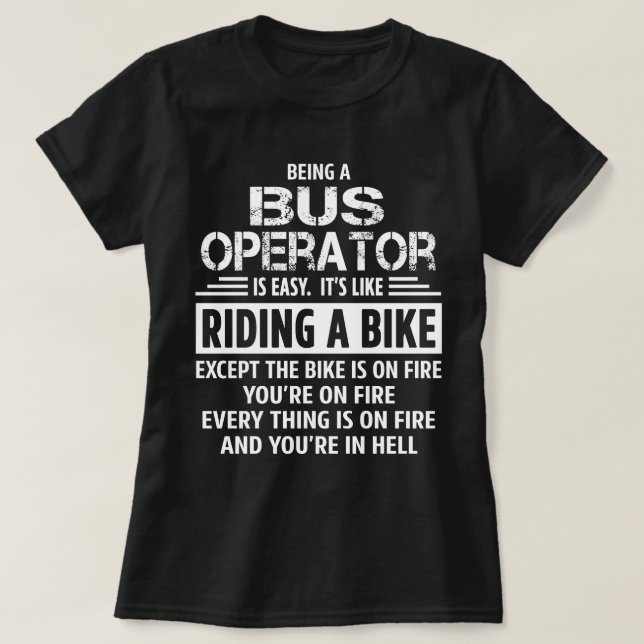 T-shirt Opérateur de bus (Design devant)