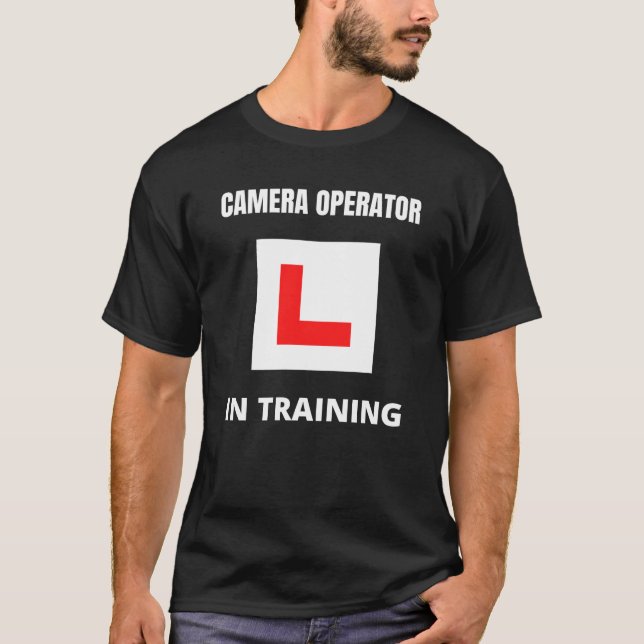 T-shirt Opérateur de caméra en formation (Devant)
