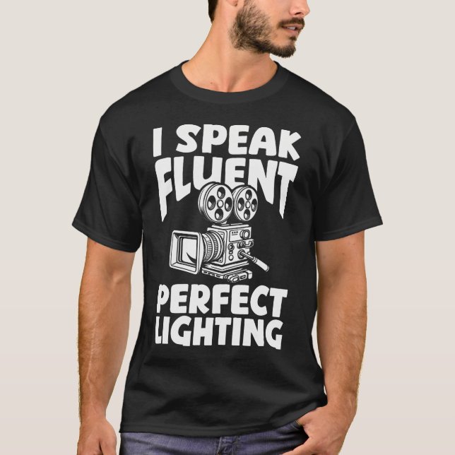 T-shirt Opérateur de caméra - Narration visuelle - Cinémat (Devant)