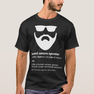 T-shirt Opérateur de caméra portatif pour hommes Funny Bea