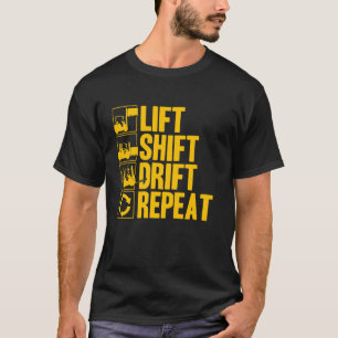 T-shirt Opérateur de chariot élévateur à fourche Répéter D