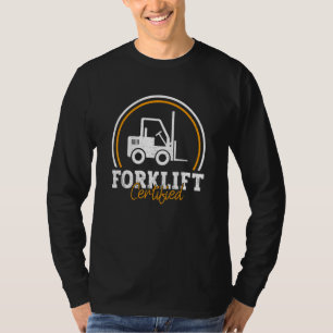 T-shirt Opérateur De Chariot Élévateur Certifié Cool Pour