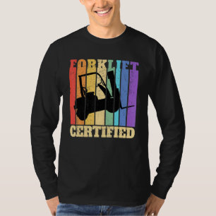 T-shirt Opérateur de chariot élévateur certifié en entrepô