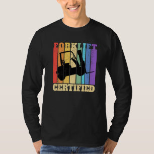 T-shirt Opérateur de chariot élévateur certifié en entrepô